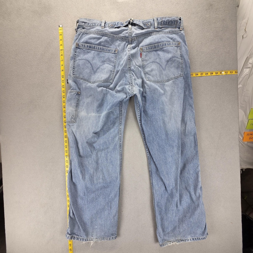 Vintage Levis Engineered Jeans Mens 40x32 Blue Cinch Back Zip Fly